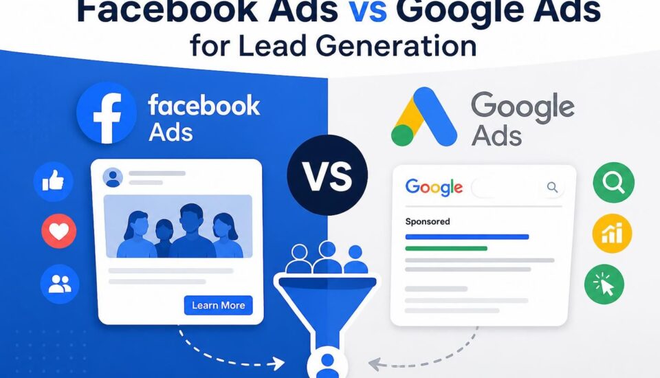 Facebook Ads vs Google Ads for lead generation